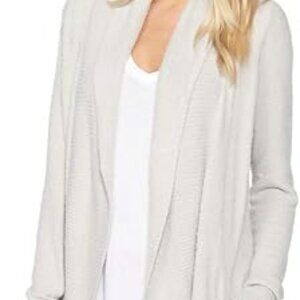 Barefoot dreams taupe worn a handful of time Circle cardigan New S